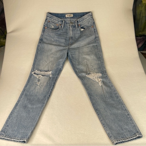 Madewell Perfect Vintage Jean Calabria Wash Ripped Size 26 - Picture 2 of 14